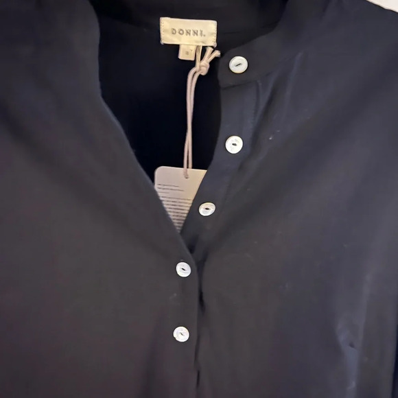 DONNI. Sandwash Mandarin Dress - Picture 4 of 9